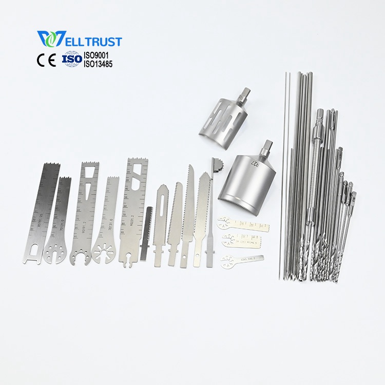 K-Wire and other orthopedic surgical accessories for bone injuries