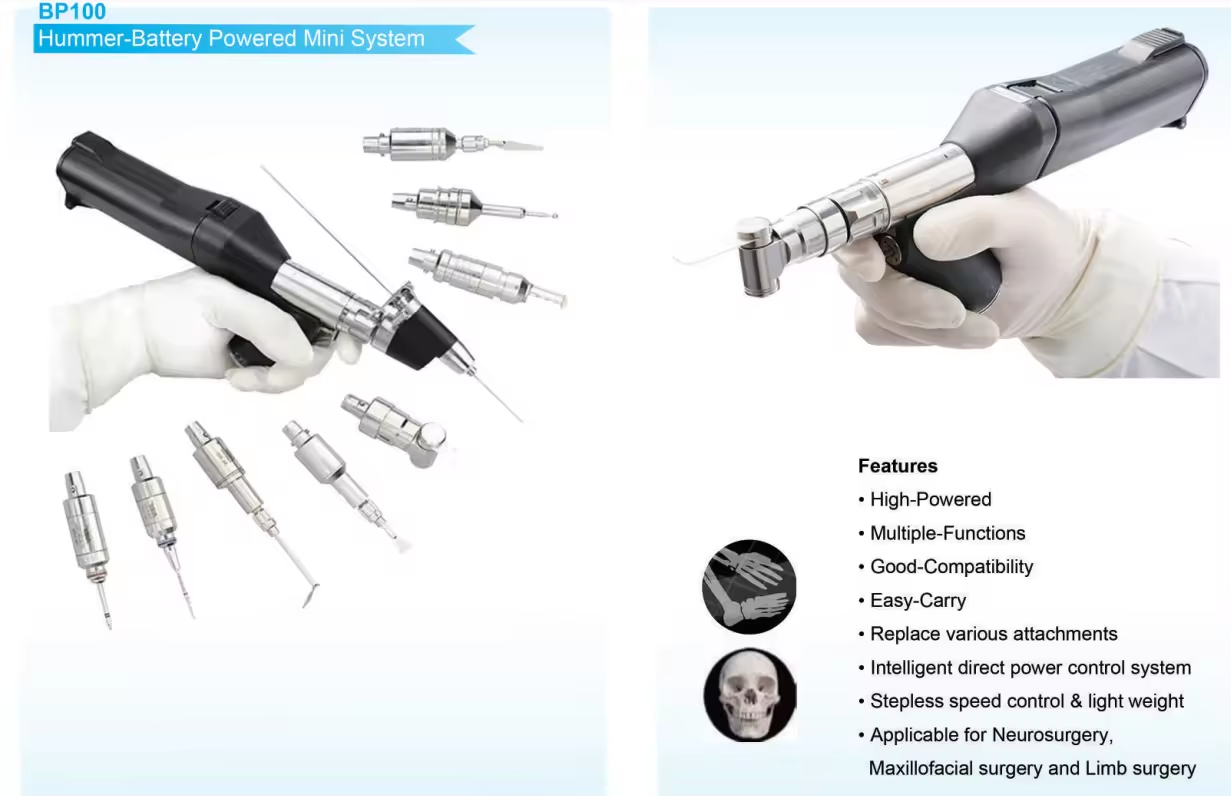 BP100 High Speed Electric Pen Drive for Neurosurgery and Spine